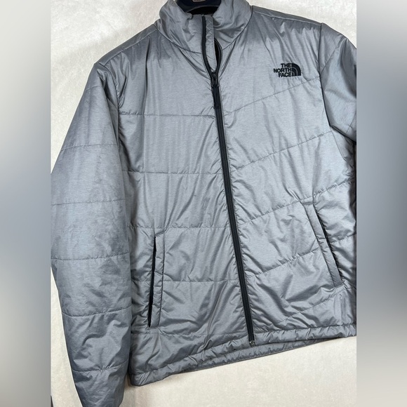 The North Face Men's Gray Jacket Medium Junction Insulated Waterproof Nanopuff - Picture 6 of 9